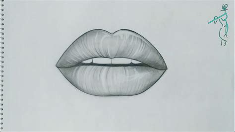 How To Draw Realistic Lips Step By Step Easy Lips Sketch For