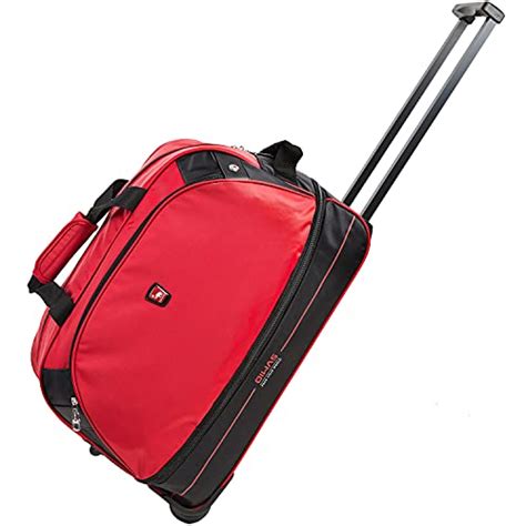Oiwas Small Rolling Duffle Bag With Wheels Carry On Luggage 22 Inch Tote Suitcase Unisex Adult