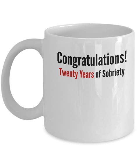 Congratulations Twenty Years Of Sobriety