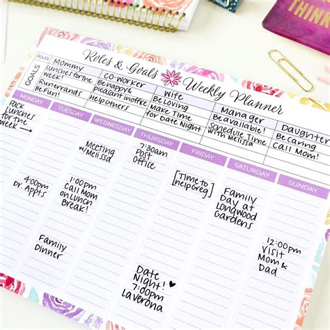 Have You Seen Bloom S New Roles And Goals Pad This Is The Perfect
