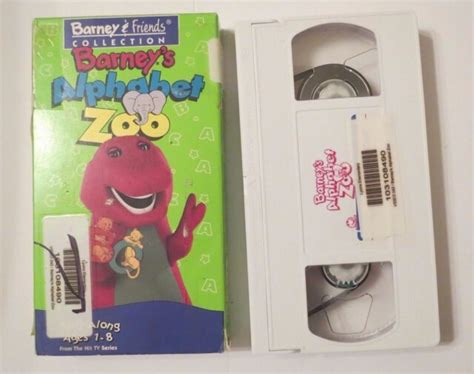 Barney Barneys Alphabet Zoo Vhs 1994 For Sale Online Ebay