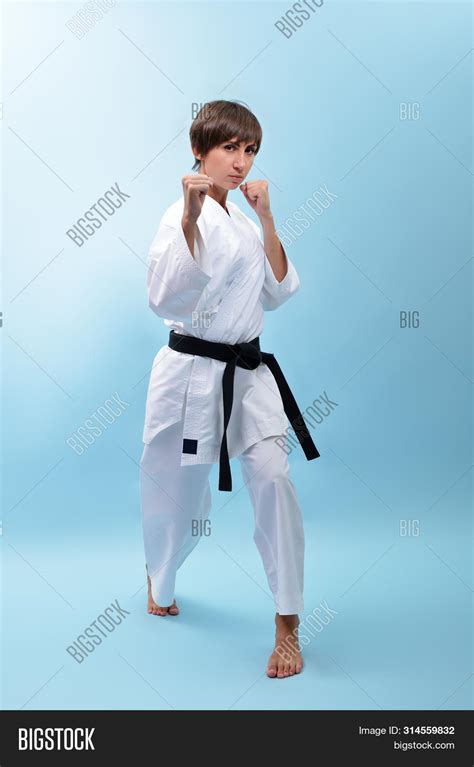 Young Karate Woman Image And Photo Free Trial Bigstock