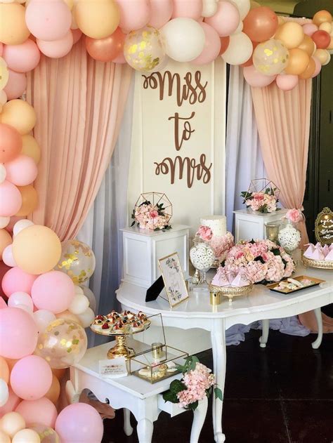 Elegant Miss To Mrs Bridal Shower Brunch Karas Party Ideas