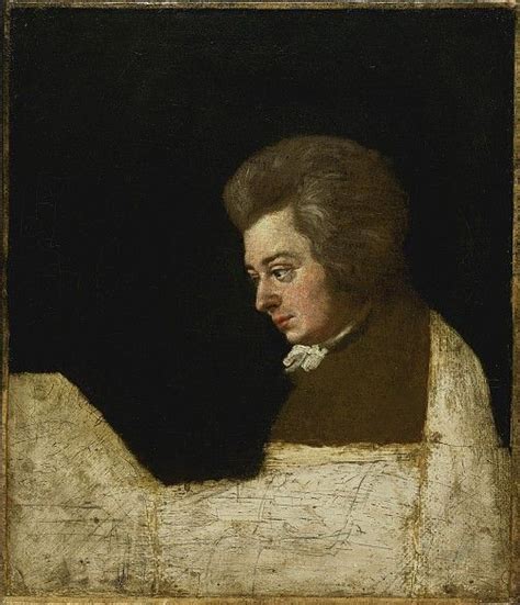 Joseph Lange Mozart At The Piano Unfinished 1782 Brother In Law