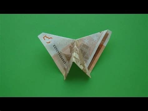 Geldschein zu einem schmetterling falten: Geldscheine falten Schmetterling - Einfache Anleitung für ...
