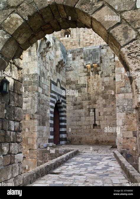 Main Entrance Citadel Tripoli Lebanon Stock Photo Alamy