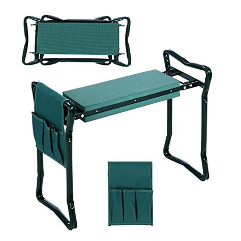 Garden Kneeler Seat Bench Heavy Duty Sturdy And Lightweight Garden Folding Kneeling Stool With