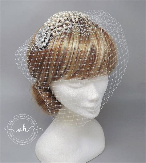 Birdcage Veil Bridal Headpiece Vintage Headdresses