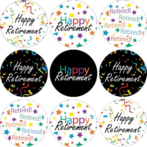 Scrapbooking And Papierbasteln Happy Retirement Stickers 60 65 Retired On