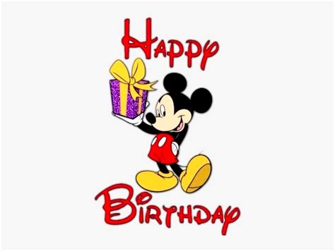 Strengthened by her courage, she has faith that if you keep on believing, your wish will come true. Mickey Mouse Happy Birthday Wishes - Happy Birthday With ...