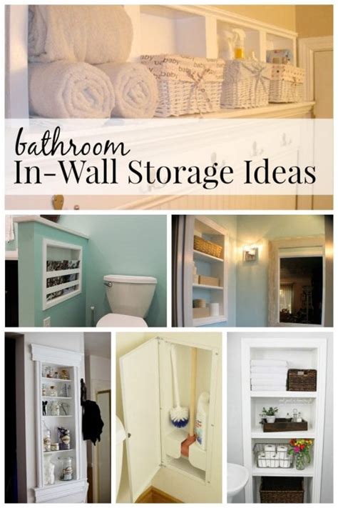 Remodelaholic | 25+ Brilliant In-Wall Storage Ideas For Every Room In