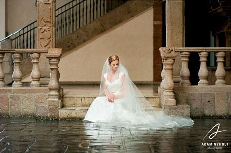 It Looks Like She Is Sitting In Water Bridal Portraits Wedding