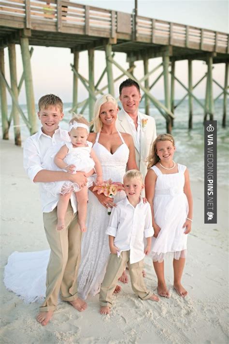 44 ideas wedding vows renewal ideas hawaii #wedding #renewalweddingdresses. vow renewal with kids! | Beach wedding white, Beach ...