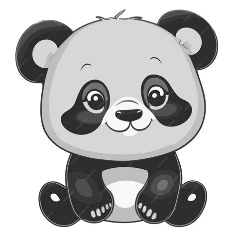 Premium Vector Cute Panda Vector Illustration