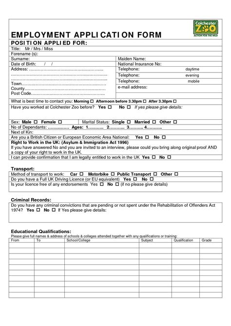 Creating An Application Form Template In Word 2023 Free Sample