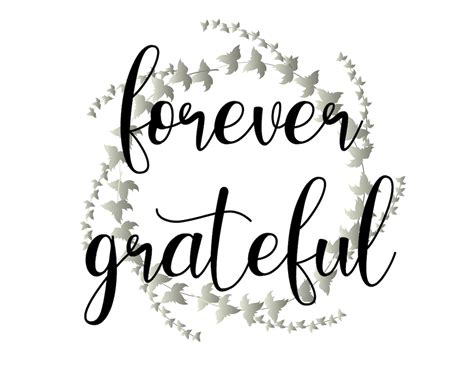 Forever Grateful Printable 16 X 20 Download Now Etsy