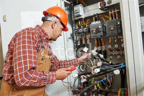 Electrician Engineer Worker Stock Photo Royalty Free Freeimages