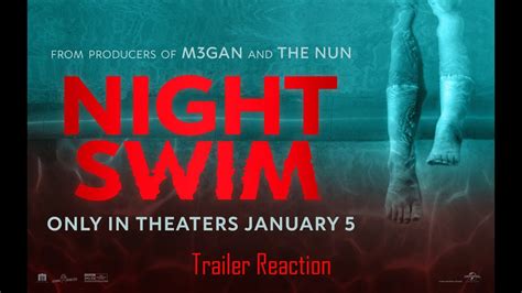 Night Swim Trailer Reaction Youtube