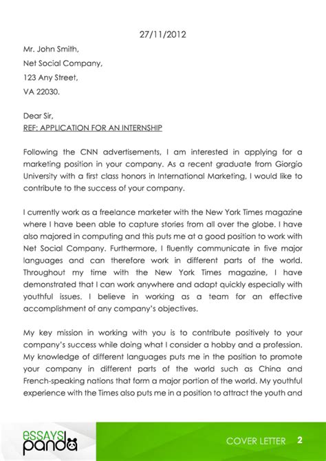 Do not send a generic cover letter. Perfect Cover Letter | essays-panda.com