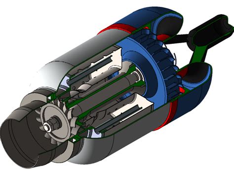 Okuyucu Yüksek Kötü Niyetli Mini Jet Engine Paket Döner Parasal