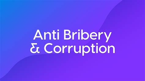 Anti Bribery And Corruption Course Trailer Youtube