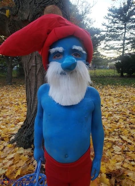 Papa Smurf Costume Smurf Costume Funny Costumes Papa Smurf