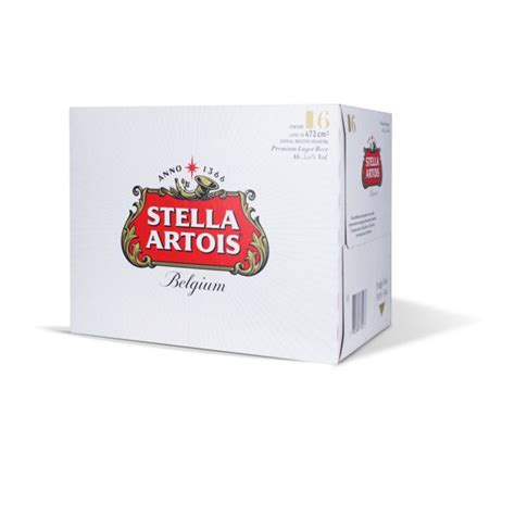 Cerveza Stella Artois Lata X 473 Cc Pack X 6 Un Dino Online