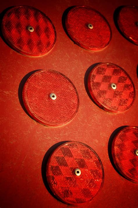 Random Red Red Color Photography Circles Reflector Flickr