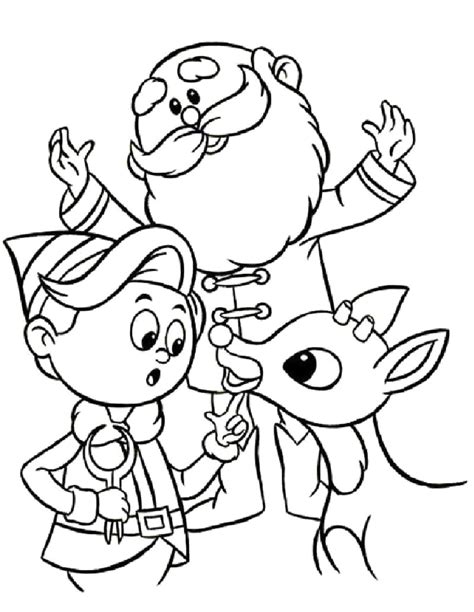Elf On Shelf Coloring Pages