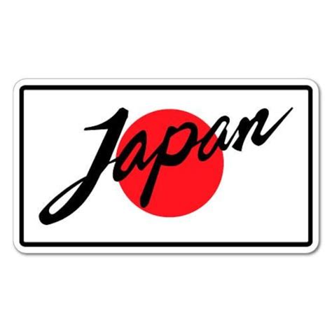 Japan Flag Jdm Sticker Decal Japan Domestic Market Cars Drift Etsy
