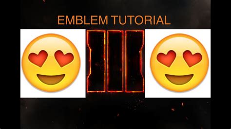 Black Ops 3 Emoji Emblem Youtube
