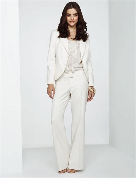 I Have Always Wanted A Winter White Suit Work Outfit Business