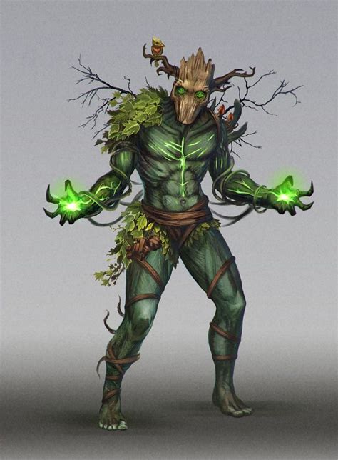 Forest Spirit Fantasy Character Design Character Art Concept Art