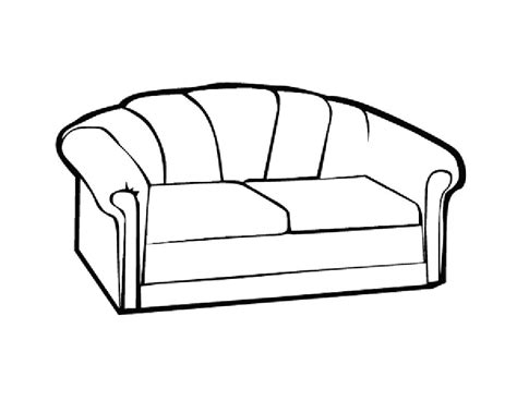 Disney Coloring Pages Forcoloring Sofa Divano