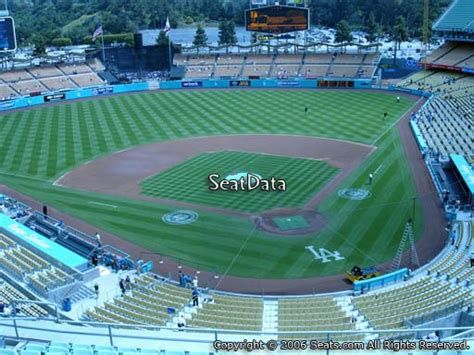 Seat View From Reserve Section 5 At Dodger Stadium Los Angeles Dodgers
