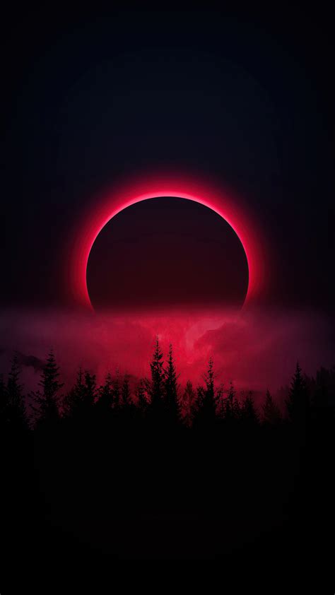 2160x3840 red moon sony xperia x xz z5 premium hd 4k wallpapers images backgrounds photos and