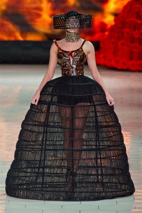 Alexander Mcqueen Spring 2013 Fashion Couture Fashion Crinoline Dress