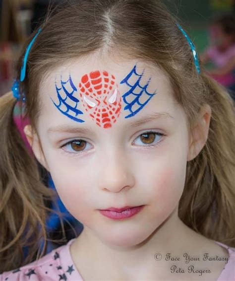 Stencil Painting Face Painting Spider Man Face Paint Face Art