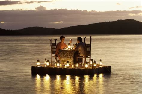 fiji s most intimate dining for couples at turtle island fiji