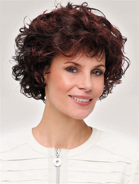 Curly Auburn 8 Inches Classic Cheap Monotop Wigs