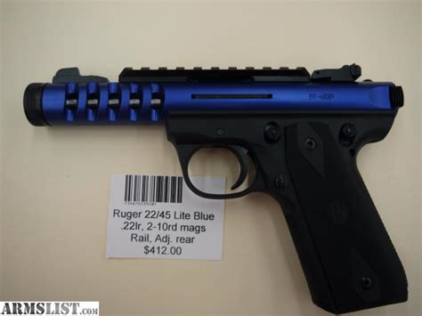 Armslist For Sale Ruger 22 45 Lite Blue