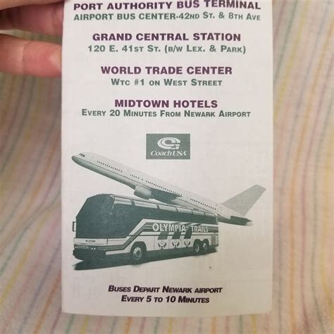 Vintage 1999 New York City Olympia Airport Express Bus - Etsy