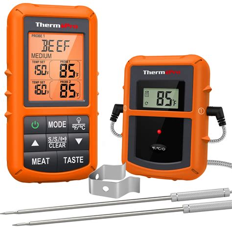Thermopro Tp20 Wireless Meat Thermometer With Dual Meat Probe Digital