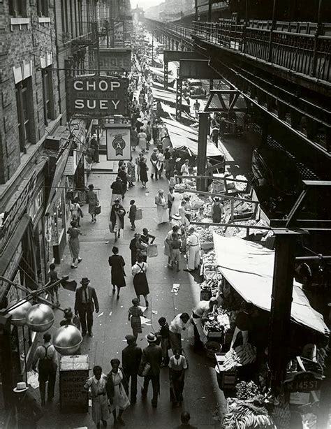 Street Scene In Harlem New York City 1939 Hansel Mieth Gelatin