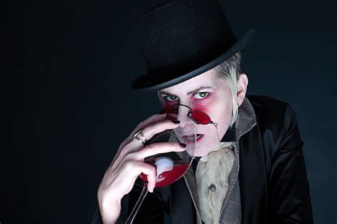 Vampire Is Drinking Blood Stock Photos Pictures And Royalty Free Images