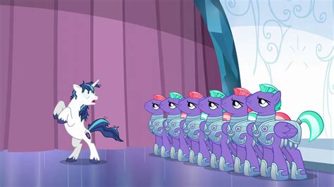 Image Shining Armor Startled By Royal Guards S6e1png My Little