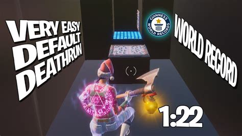 The Very Easy Default Deathrun World Record 122 Youtube