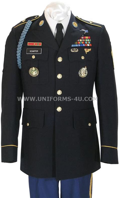 Us Army Asu Enlisted Dress Blue Coat