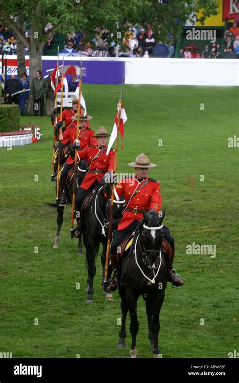 Royal Canadian Mounted Police Musical Ride Stock Photo Alamy