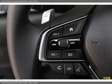 Black Interior Steering Wheel For The 2020 Honda Accord Ex Hybrid Sedan